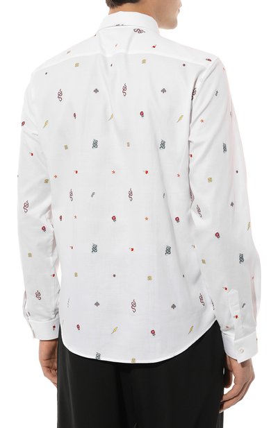 Хлопковая рубашка GUCCI, арт. 501897 Z364F, фото 4