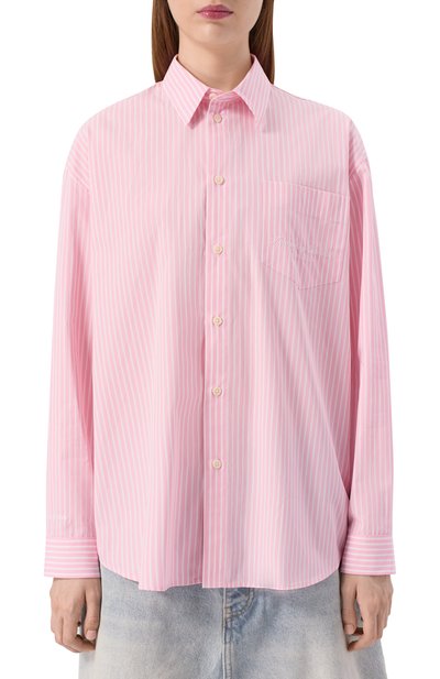 Хлопковая рубашка sporty & rich x hotel du cap-eden-roc SPORTY AND RICH, арт. SI00760673ST64, фото 3