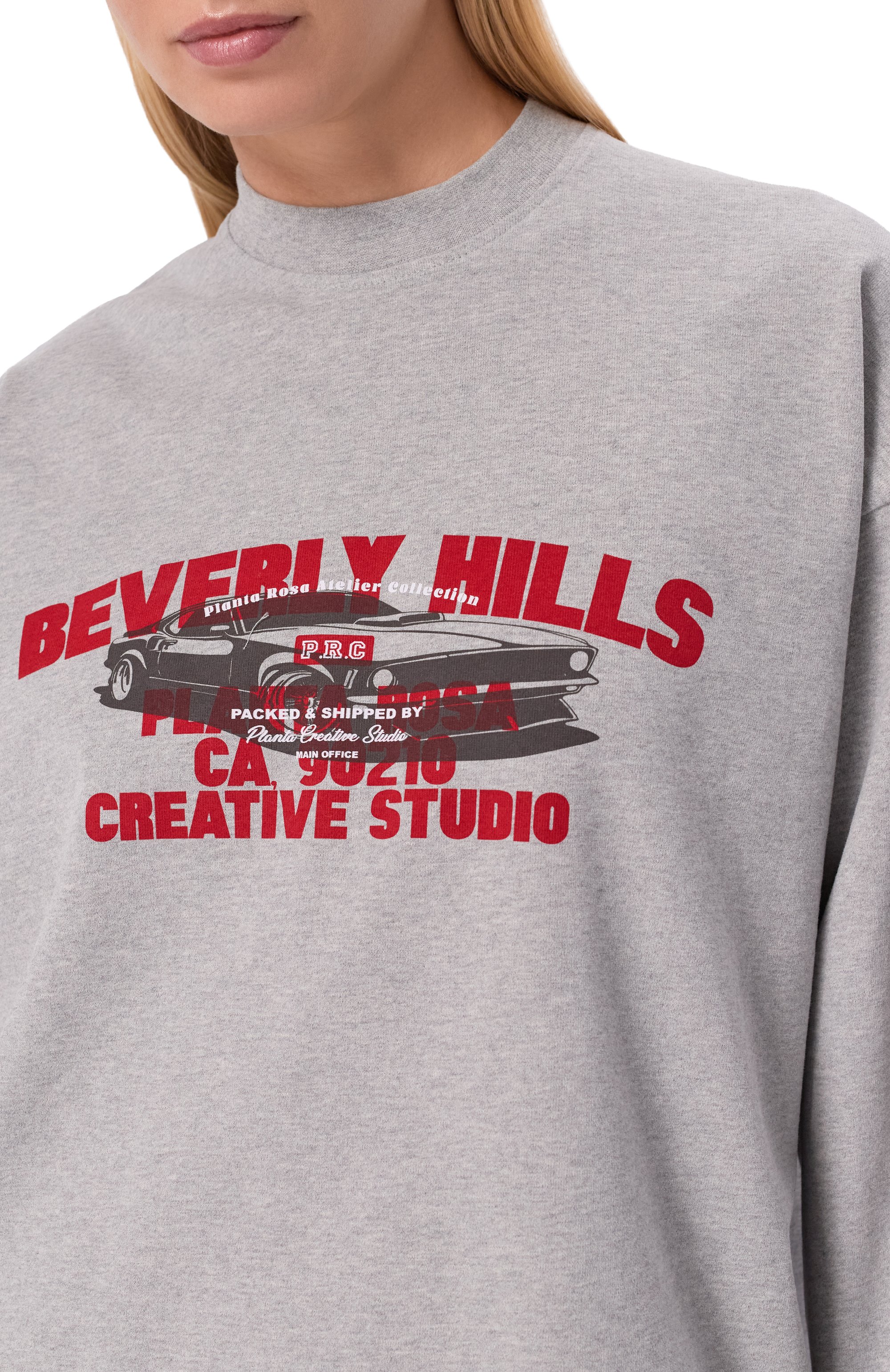 Хлопковый лонгслив PLANTA ROSA, арт. PR/L02.1/BEVERLY-MOMENTUM/300VELVET, фото 8