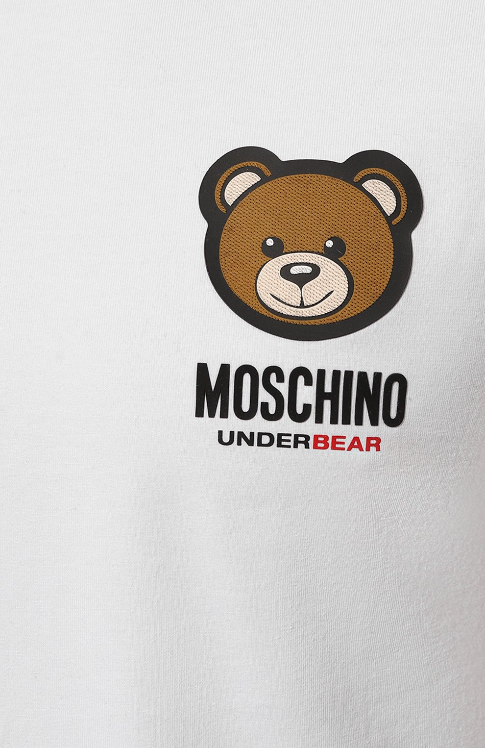 Хлопковая футболка MOSCHINO, арт. A0788/4410, фото 5