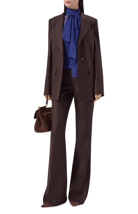 Шелковая блузка MVST M26.2PW.B010/F136 Синий  M26.2PW.B010/F136 Фото 2