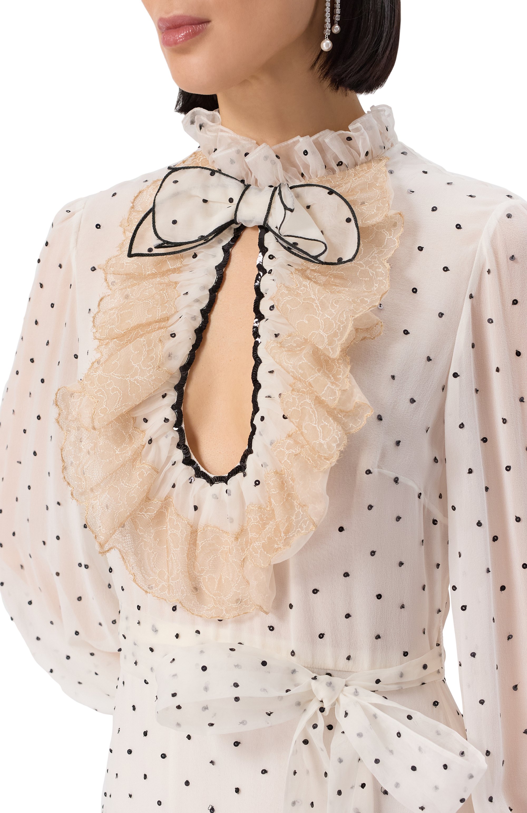 Шелковое платье VALENTINO, арт. 6B0VAD40/93M, фото 5