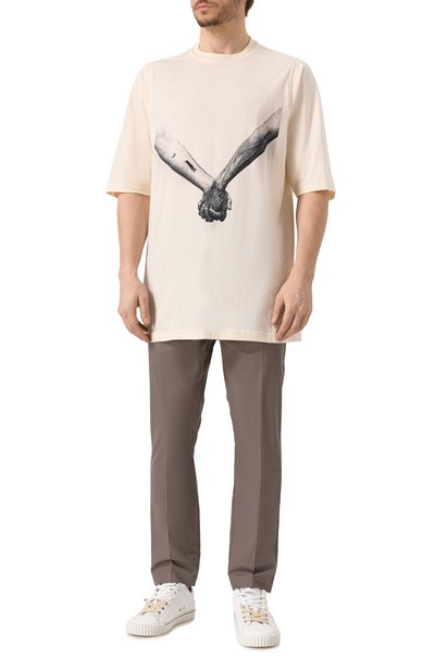 Хлопковая футболка RICK OWENS, арт. RR01E5238/JNCP3, фото 2