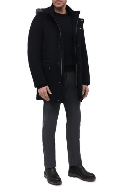 Пуховик из шерсти и кашемира HERNO, арт. PI0802U/33318, фото 2