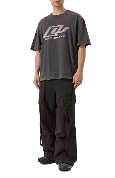 Мужские текстильные кроссовки be right back knit OFF-WHITE, арт. 0MIA2A0S26FAB001