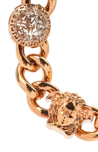 Колье VERSACE золотого цвета по цене 270500 руб., арт. 1001461/1A00621, фото 3 Колье VERSACE, арт. 1001461/1A00621, фото 3