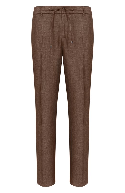 Льняные брюки Berwich SPIAGGIA 20/VT1502 Коричневый SPIAGGIA 20/VT1502