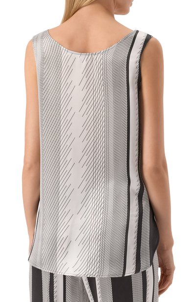 Шелковый топ KITON, арт. D51443K0963E01, фото 4