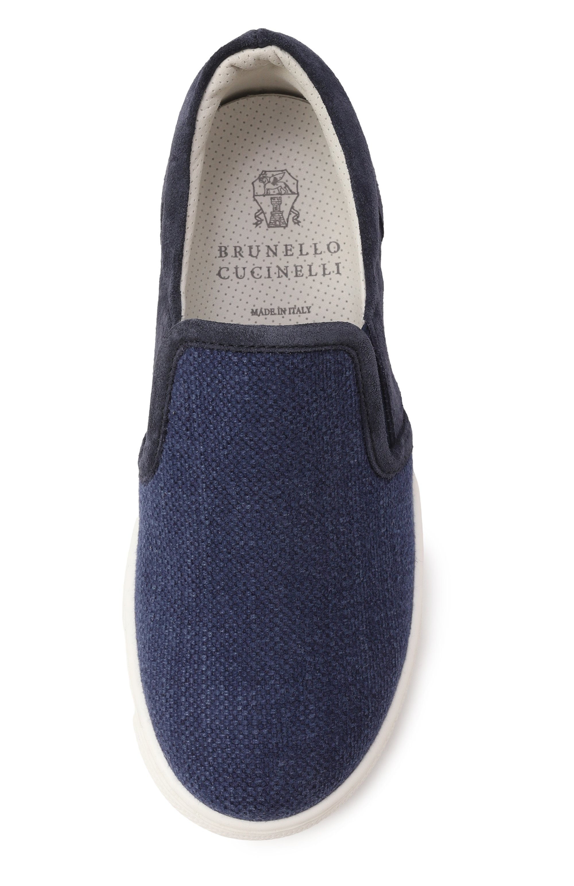 Текстильные слипоны BRUNELLO CUCINELLI, арт. BLISIZA162, фото 4