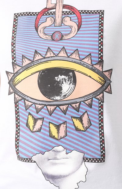 Хлопковая футболка ROBERTO CAVALLI, арт. IQT663/JD060, фото 5