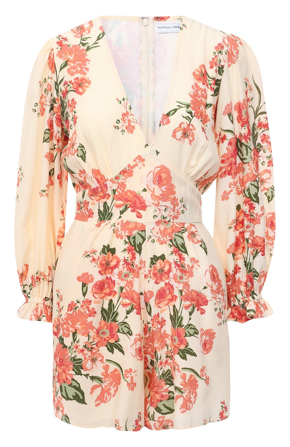 Комбинезон из вискозы FAITHFULL THE BRAND розового цвета по цене 26700 руб., арт. FF1622-MGF, фото 1 Комбинезон из вискозы FAITHFULL THE BRAND, арт. FF1622-MGF, фото 1