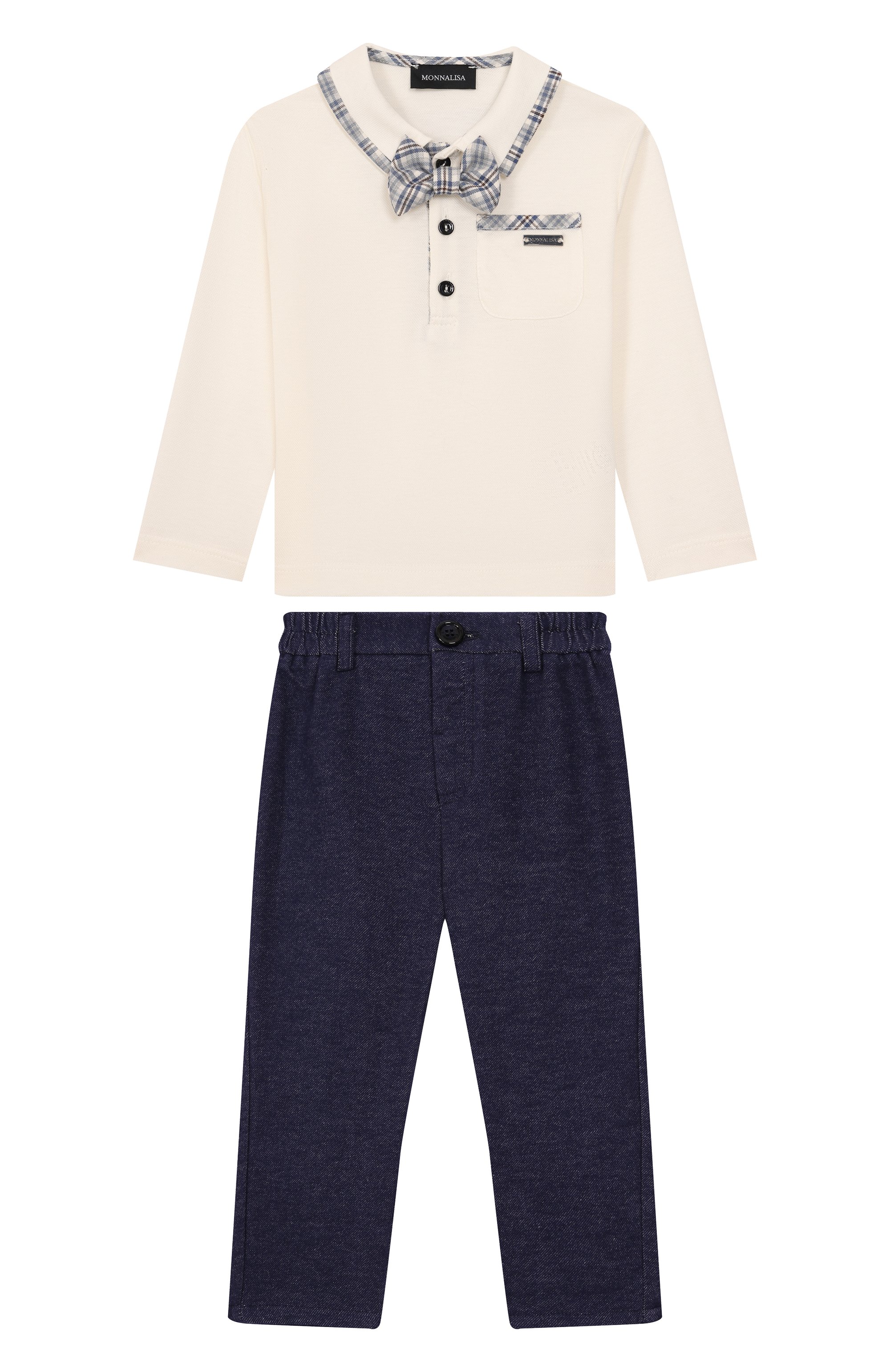 Комплект из рубашки и брюк MONNALISA, арт. 28F503, фото 1