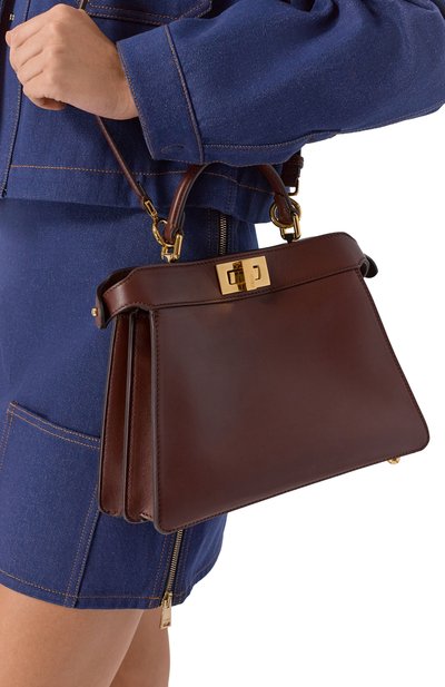 Женская сумка peekaboo iseeu small FENDI, арт. 8BN327/AWPP