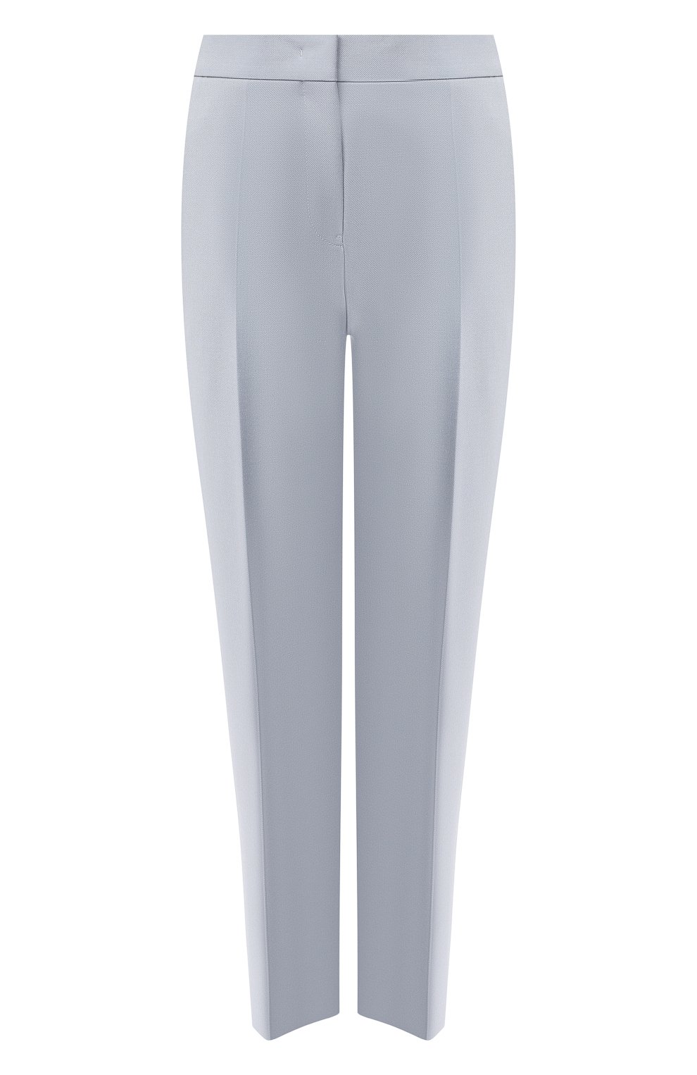 Шерстяные брюки JIL SANDER голубого цвета по цене 93750 руб., арт. JSPR300720-WR201000, фото 1 Шерстяные брюки JIL SANDER, арт. JSPR300720-WR201000, фото 1