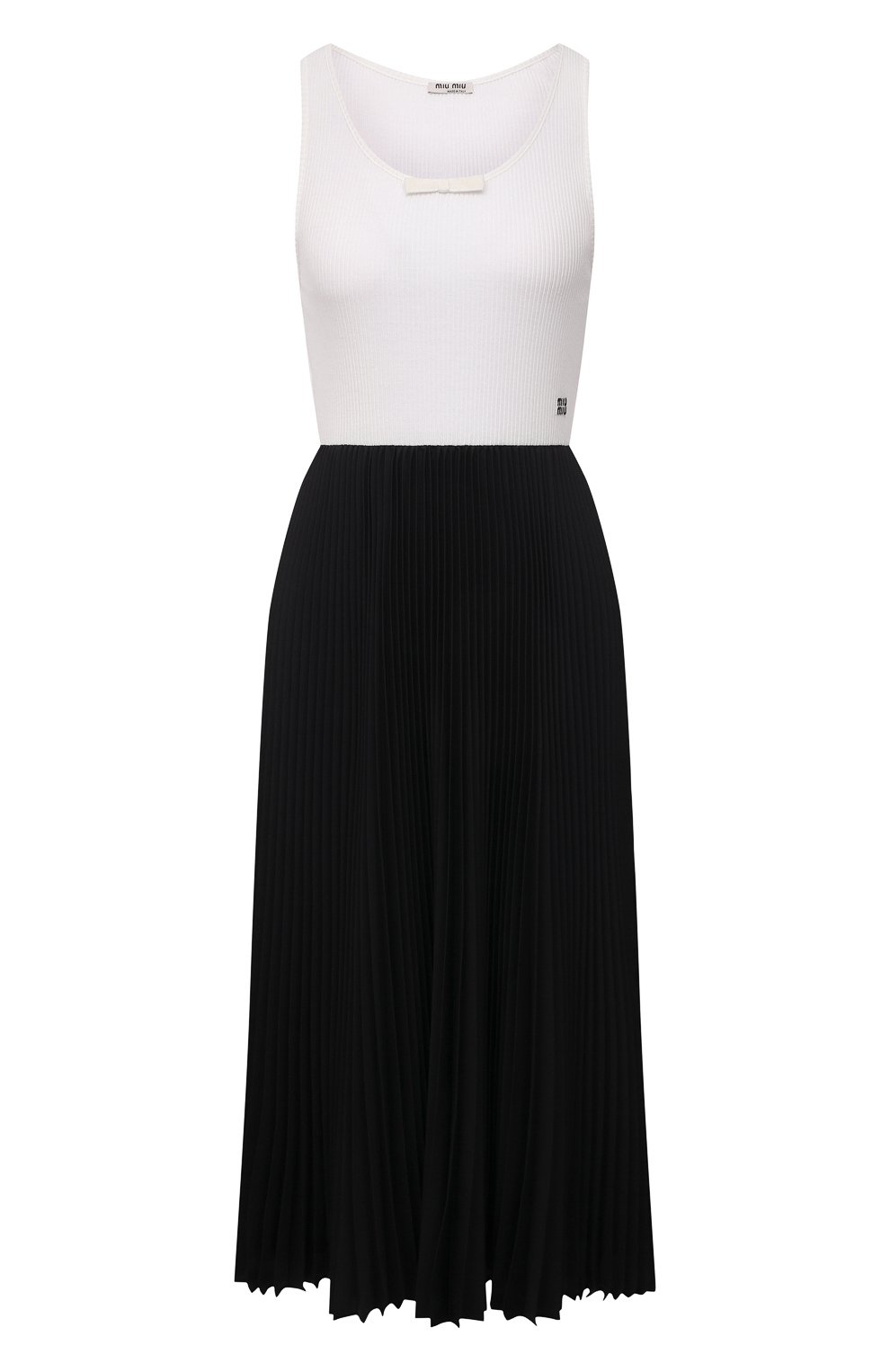 Хлопковое платье MIU MIU, арт. MJA812-1YJN-F0964, фото 1