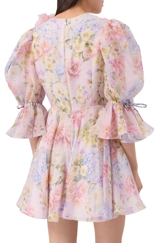 Платье из шелка и льна YVON 0 160025 Розовый  0 160025 Фото 3