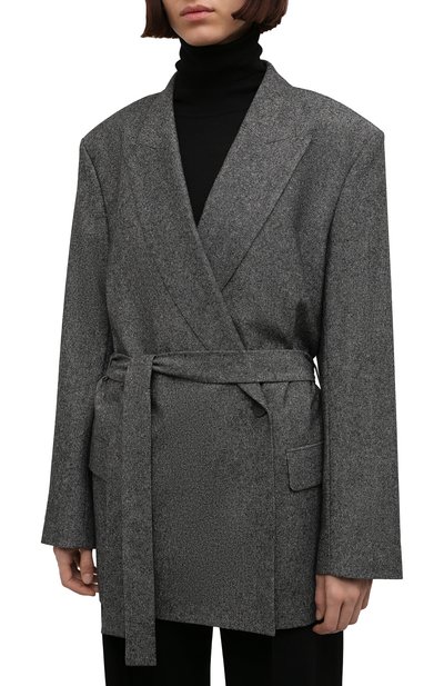 Жакет ACNE STUDIOS серого цвета по цене 69000 руб., арт. AH0160, фото 3 Жакет ACNE STUDIOS, арт. AH0160, фото 3