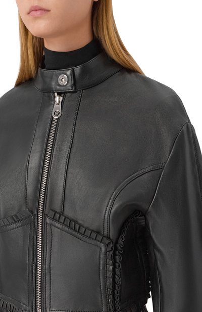 Кожаная куртка BLUMARINE, арт. 4L070A, фото 5