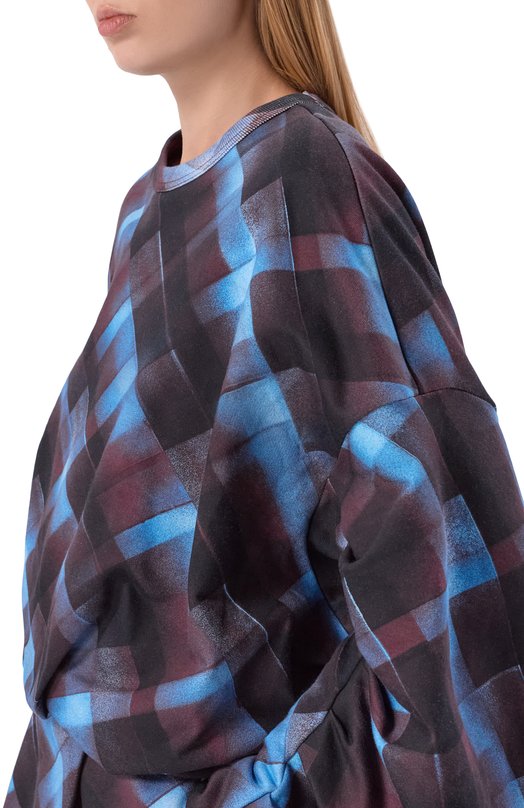 Хлопковый свитшот Dries Van Noten 011141-2614-358 Разноцветный  011141-2614-358 Фото 5