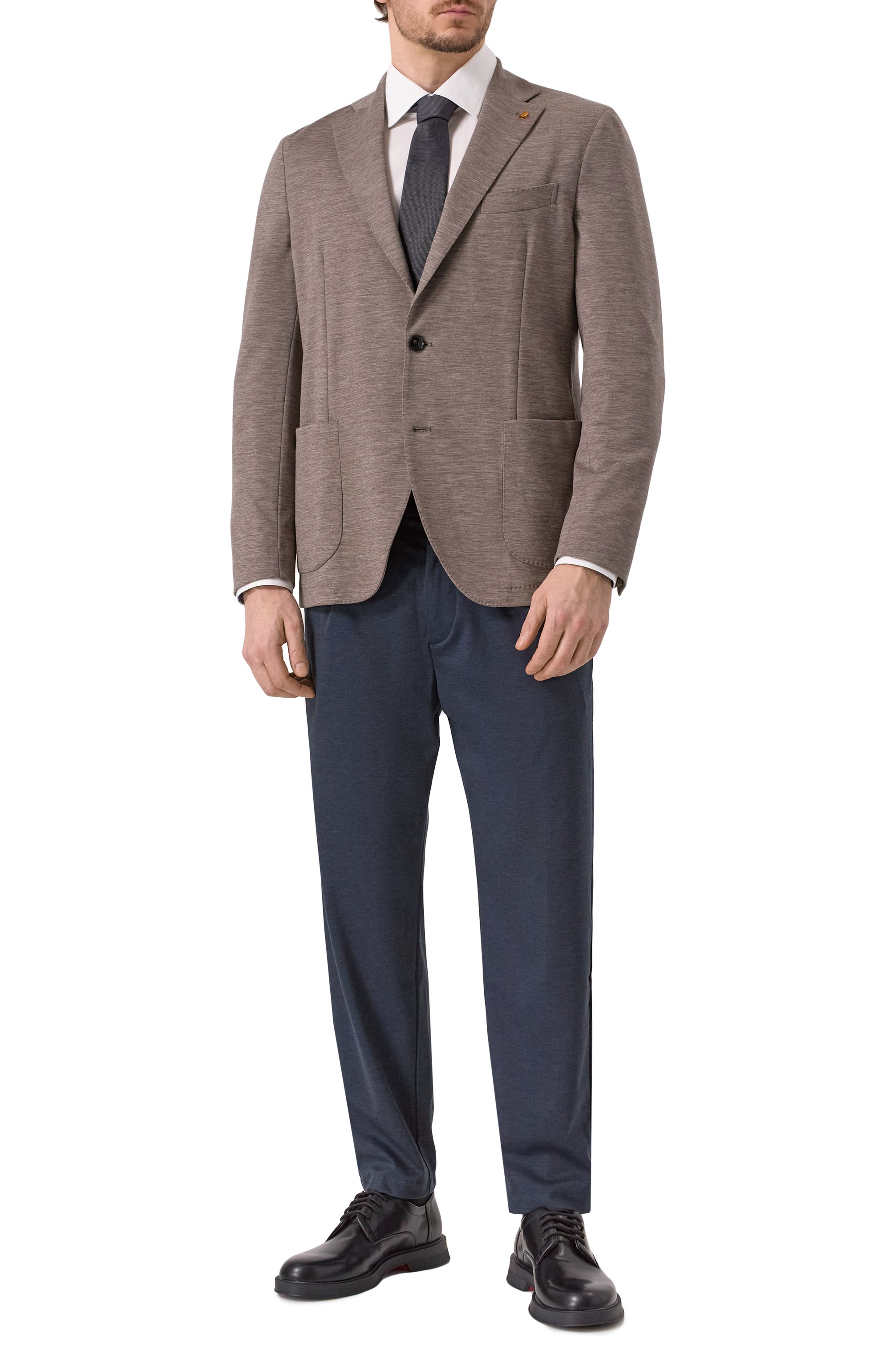 Кожаные дерби lenner HUGO черного цвета по цене 29850 руб., арт. 50541841, фото 2 Кожаные дерби lenner HUGO, арт. 50541841, фото 2