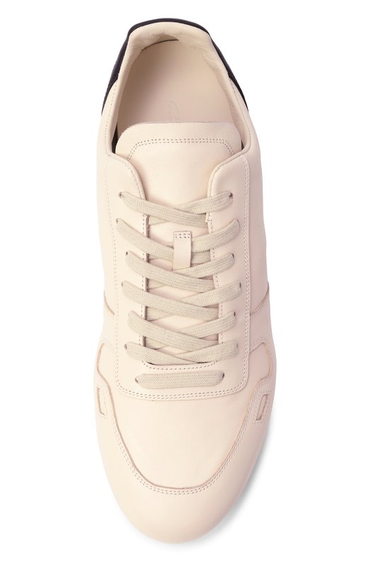 Кожаные кроссовки Concordians Rick Owens RU02E1889/LC0 Кремовый  RU02E1889/LC0 Фото 6