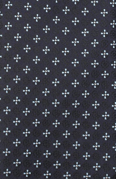 Шелковый галстук ZEGNA темно-синего цвета по цене 25400 руб., арт. Z9D40/100, фото 3 Шелковый галстук ZEGNA, арт. Z9D40/100, фото 3
