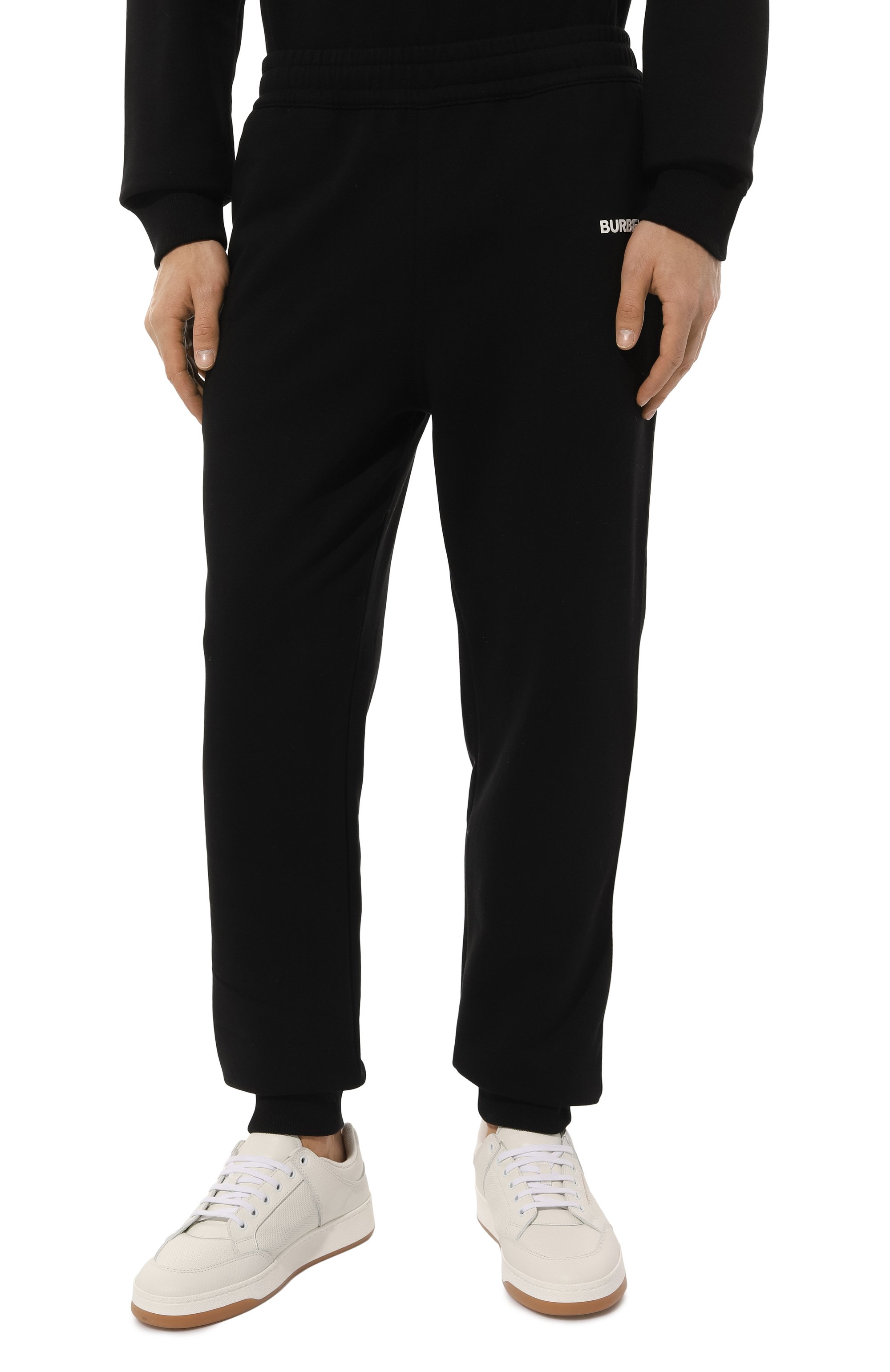 Хлопковые джоггеры BURBERRY, арт. 8096360, фото 3
