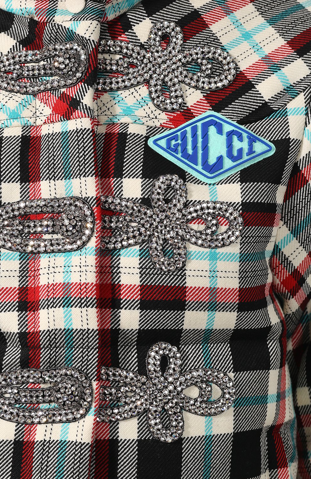 Пуховик GUCCI синего цвета по цене 253000 руб., арт. 516411/ZLK18, фото 5 Пуховик GUCCI, арт. 516411/ZLK18, фото 5