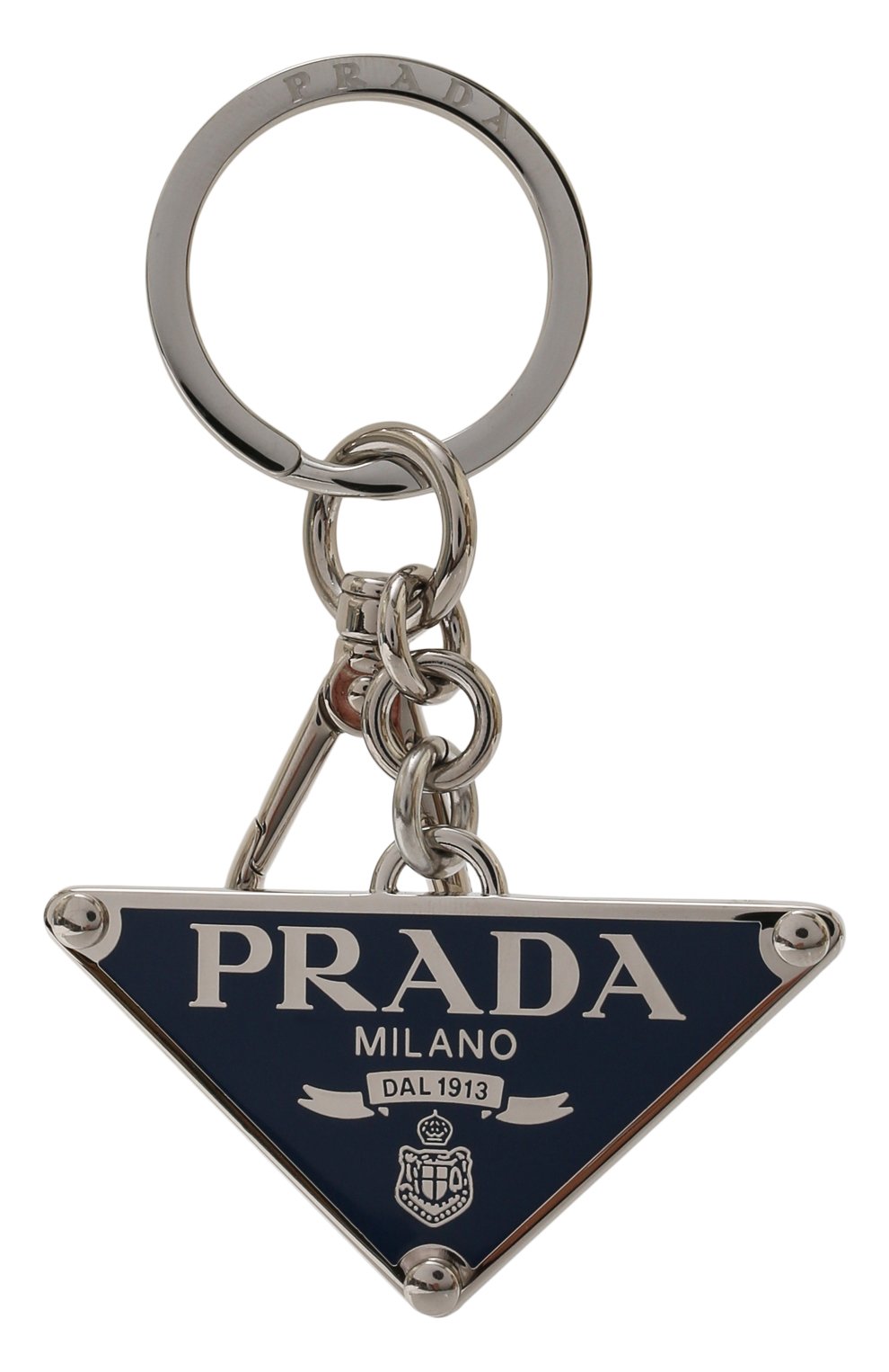 Брелок PRADA темно-синего цвета по цене 36000 руб., арт. 2PS057-66A-F0016, фото 1 Брелок PRADA, арт. 2PS057-66A-F0016, фото 1
