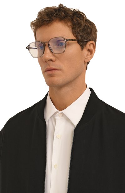Оправа TOM FORD прозрачного цвета по цене 31950 руб., арт. TF5804-F-B /020, фото 2 Оправа TOM FORD, арт. TF5804-F-B /020, фото 2