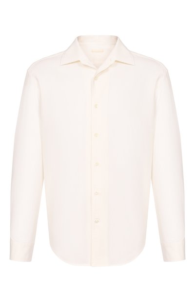 Мужская рубашка из хлопка и шерсти 12 STOREEZ, арт. 135616