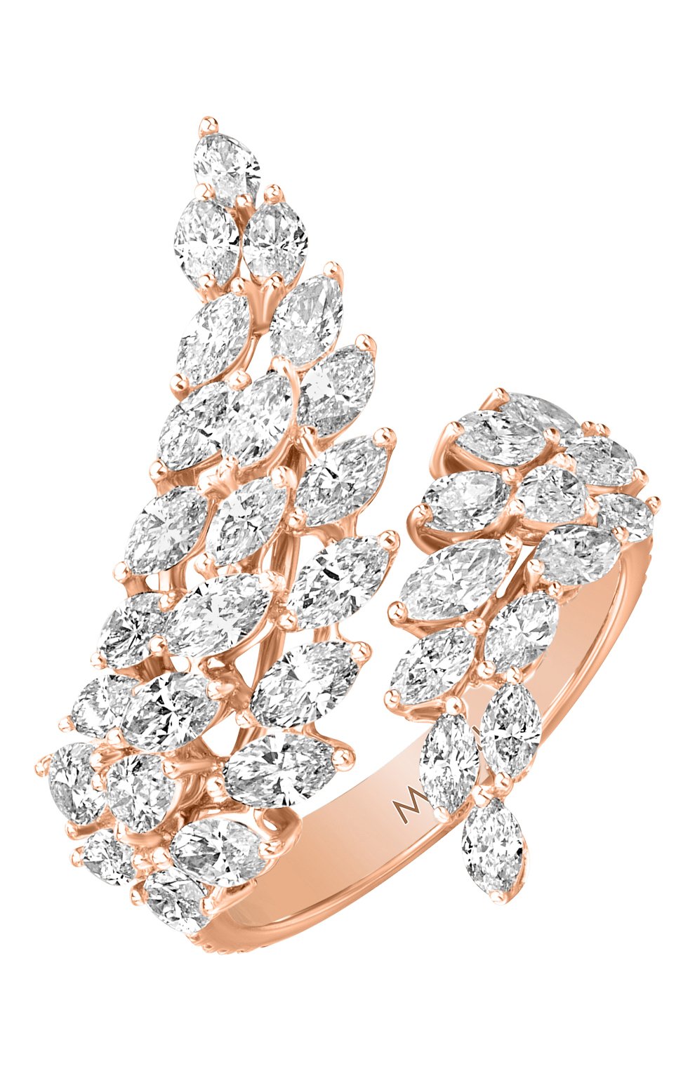 Кольцо MESSIKA бесцветного цвета по цене 2483000 руб., арт. 06494-PG, фото 1 Кольцо MESSIKA, арт. 06494-PG, фото 1