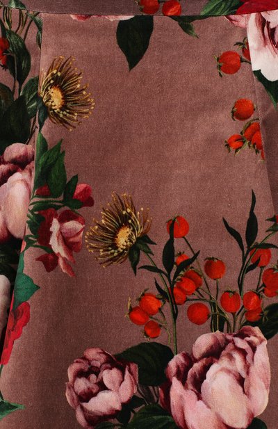 Хлопковая юбка DOLCE & GABBANA розового цвета по цене 23750 руб., арт. L53I38/FSWBS/8-14, фото 3 Хлопковая юбка DOLCE & GABBANA, арт. L53I38/FSWBS/8-14, фото 3