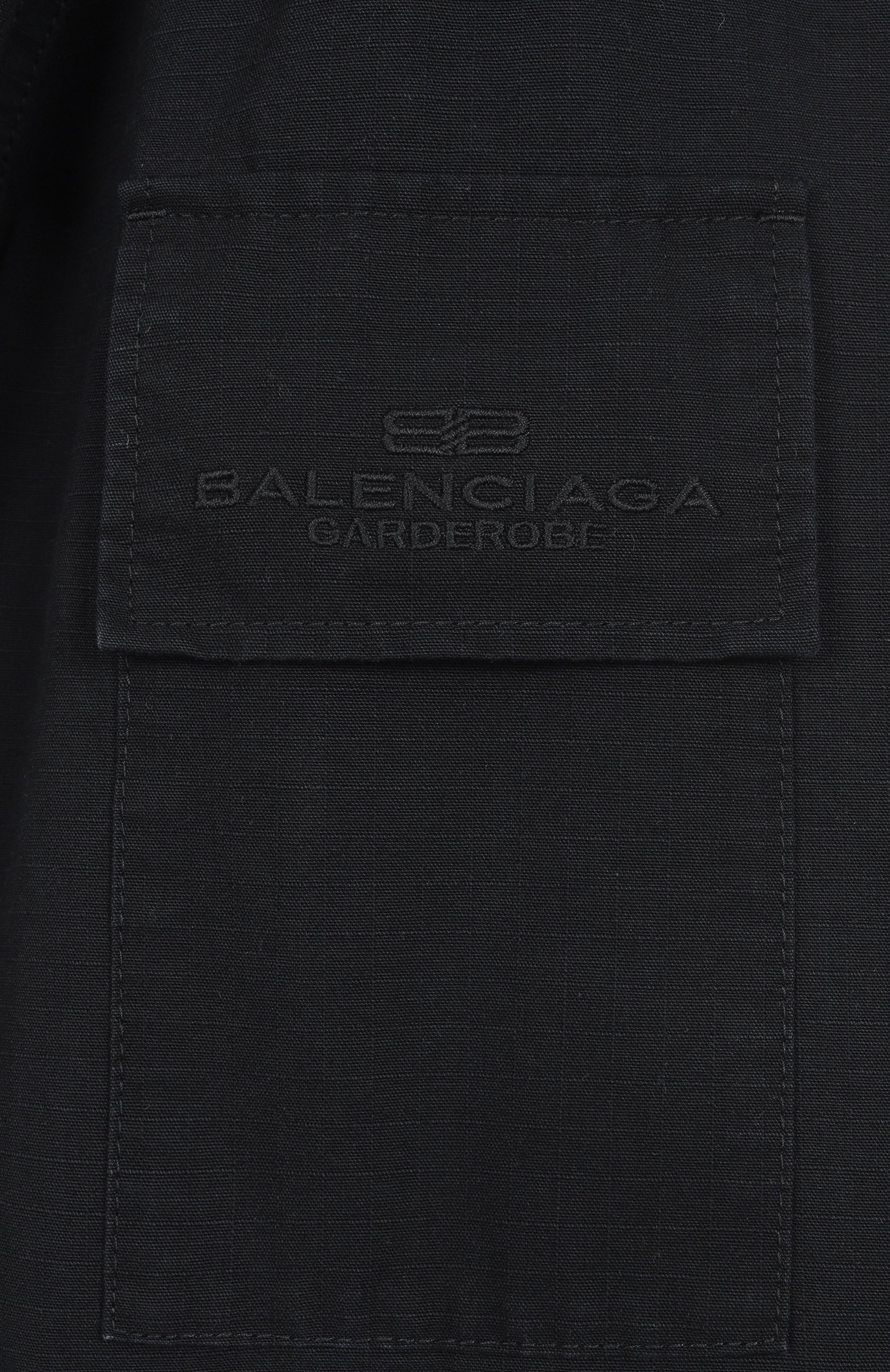 Хлопковая куртка-рубашка garde-robe BALENCIAGA, арт. 814719/TQP13, фото 6