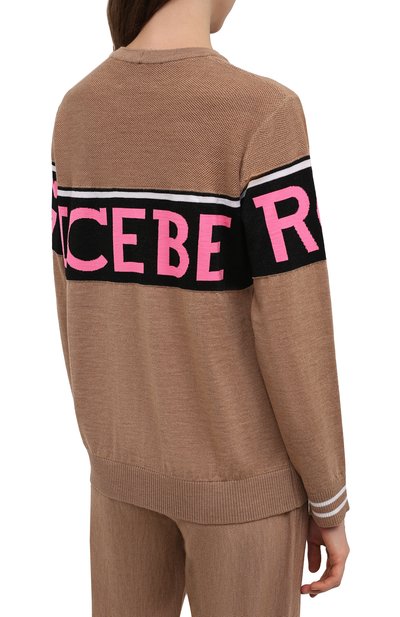 Шерстяной пуловер ICEBERG бежевого цвета по цене 55600 руб., арт. 21I I2P0/A001/7010, фото 4 Шерстяной пуловер ICEBERG, арт. 21I I2P0/A001/7010, фото 4