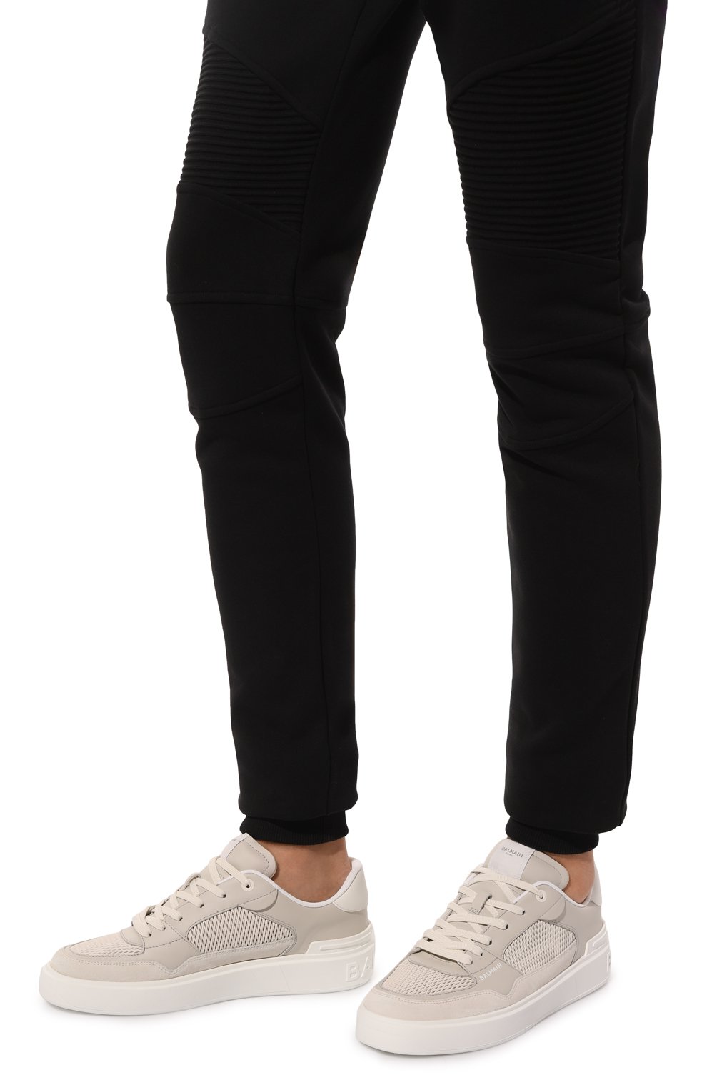 Комбинированные кеды b-court BALMAIN, арт. CM0VI349/LCEC, фото 3