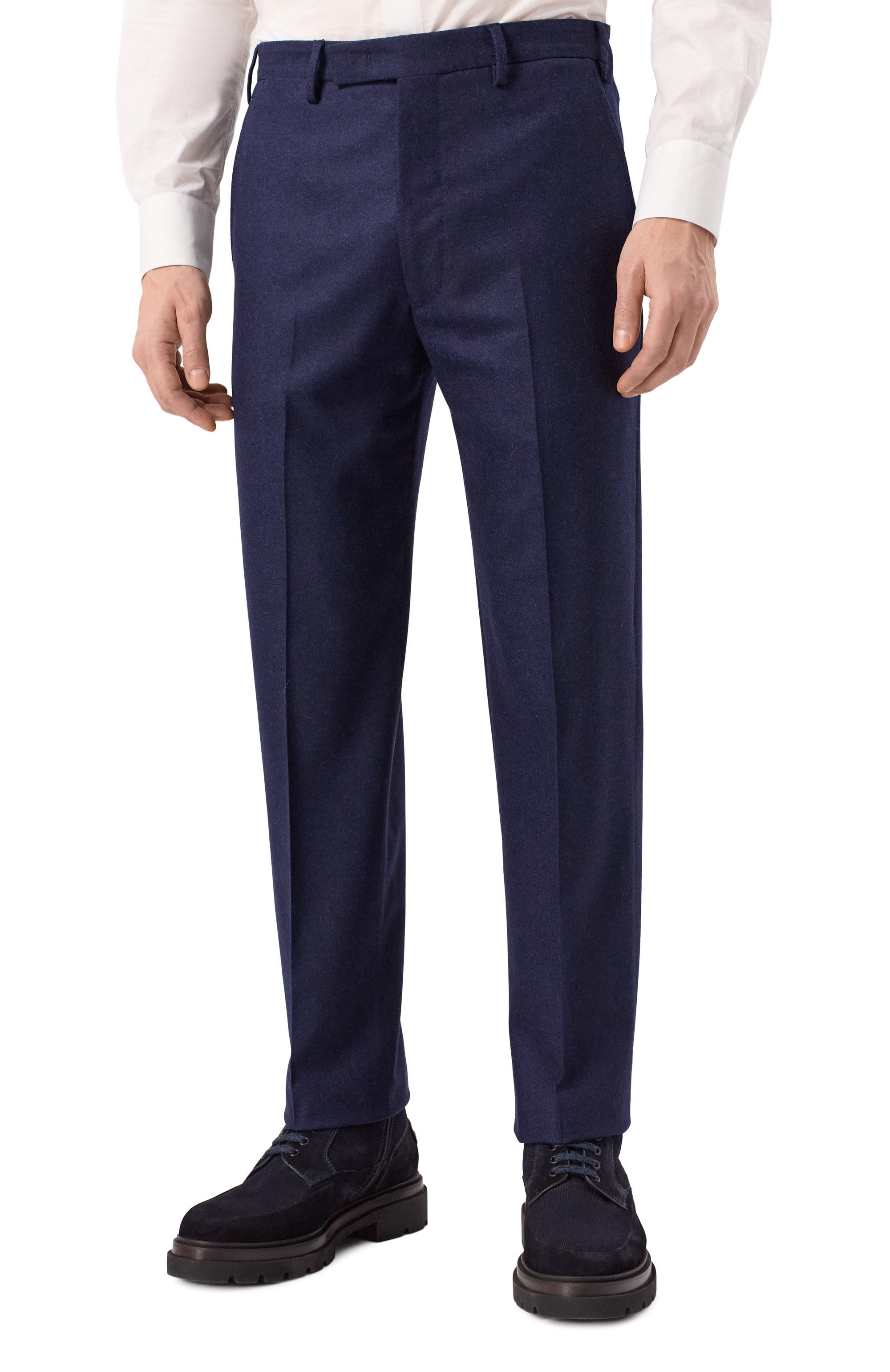 Шерстяные брюки MVST темно-синего цвета по цене 64050 руб., арт. 30MM/9644, фото 3 Шерстяные брюки MVST, арт. 30MM/9644, фото 3