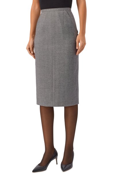 Шерстяная юбка KITON, арт. D60208K0561G01, фото 3