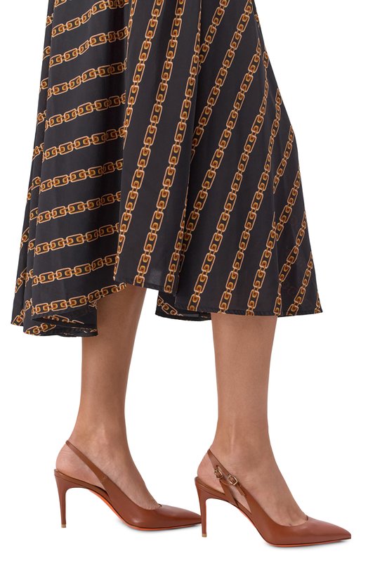 Кожаные туфли Santoni WDIG71269HI2NSZA Коричневый  WDIG71269HI2NSZA Фото 2