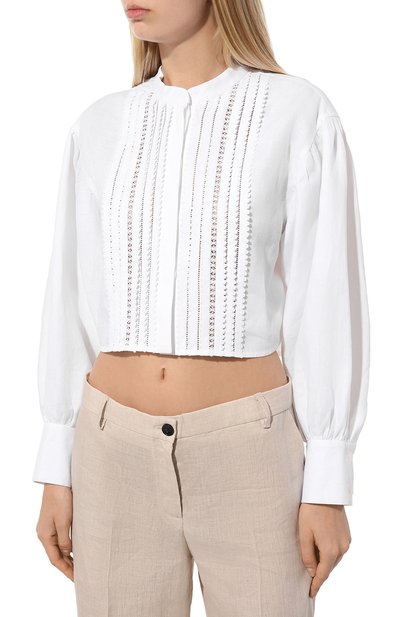 Льняная блузка ALEXANDRA GEORGIEVA BY KRESTETSKAYA STROCHKA, арт. L2-011b23, фото 3