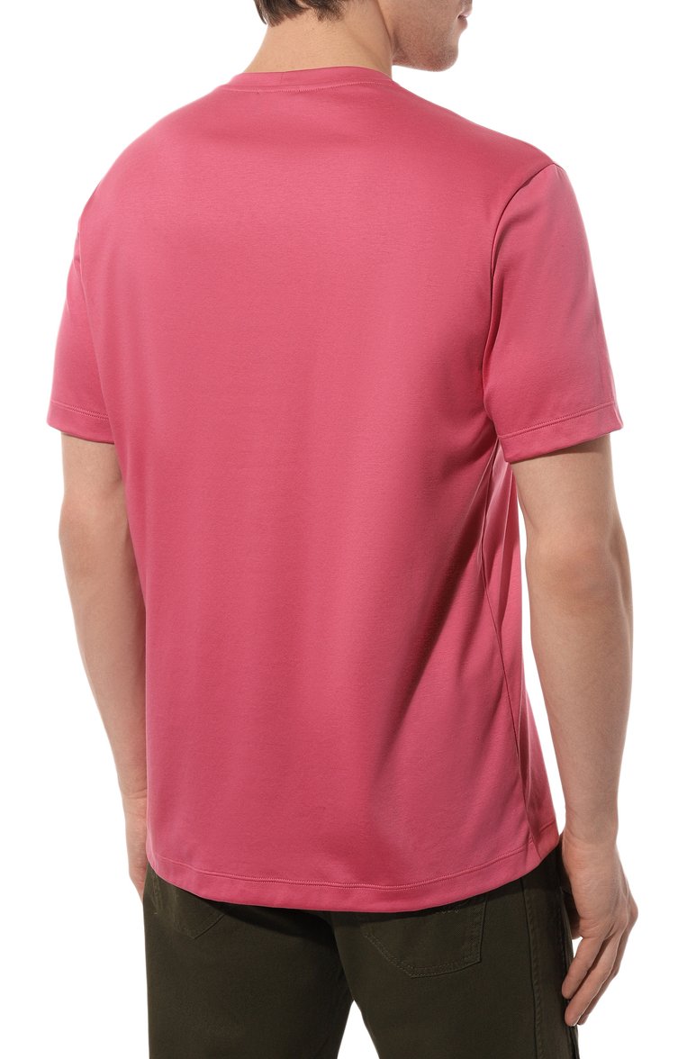 Хлопковая футболка GIORGIO ARMANI, арт. 6LSM90/SJTKZ, фото 4
