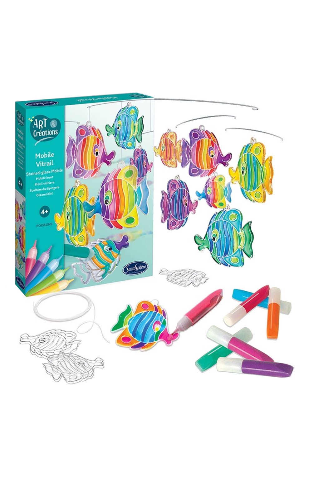 Набор для создания витража рыбки SENTOSPHERE, арт. 2420, фото 1