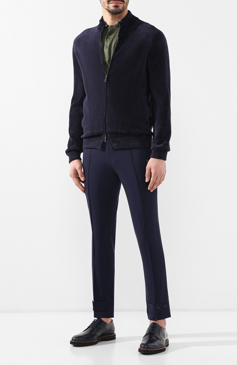 Кардиган из смеси вискозы и шерсти GIORGIO ARMANI, арт. 3GSB06/SM85Z, фото 2