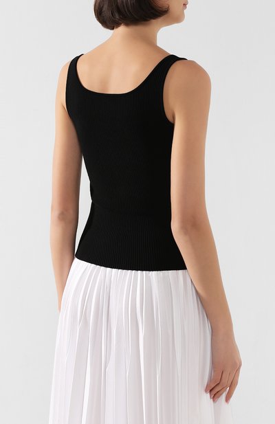 Майка из вискозы ALEXANDER MCQUEEN, арт. 622734/Q1A0C, фото 4