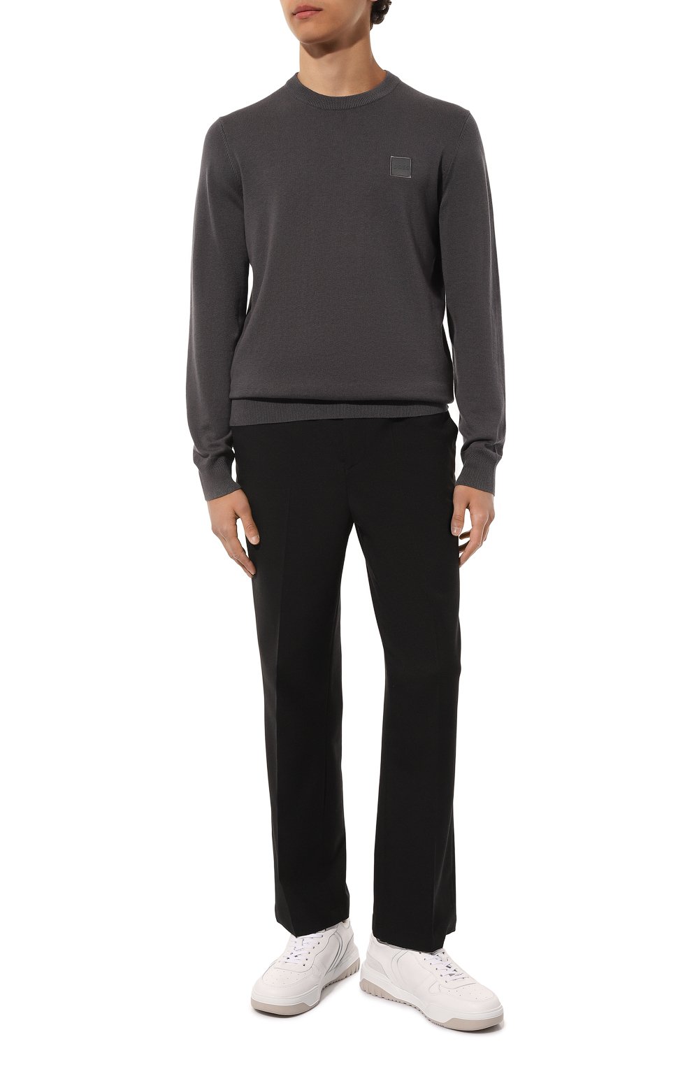 Джемпер из хлопка и кашемира BOSS ORANGE, арт. 50471343, фото 2