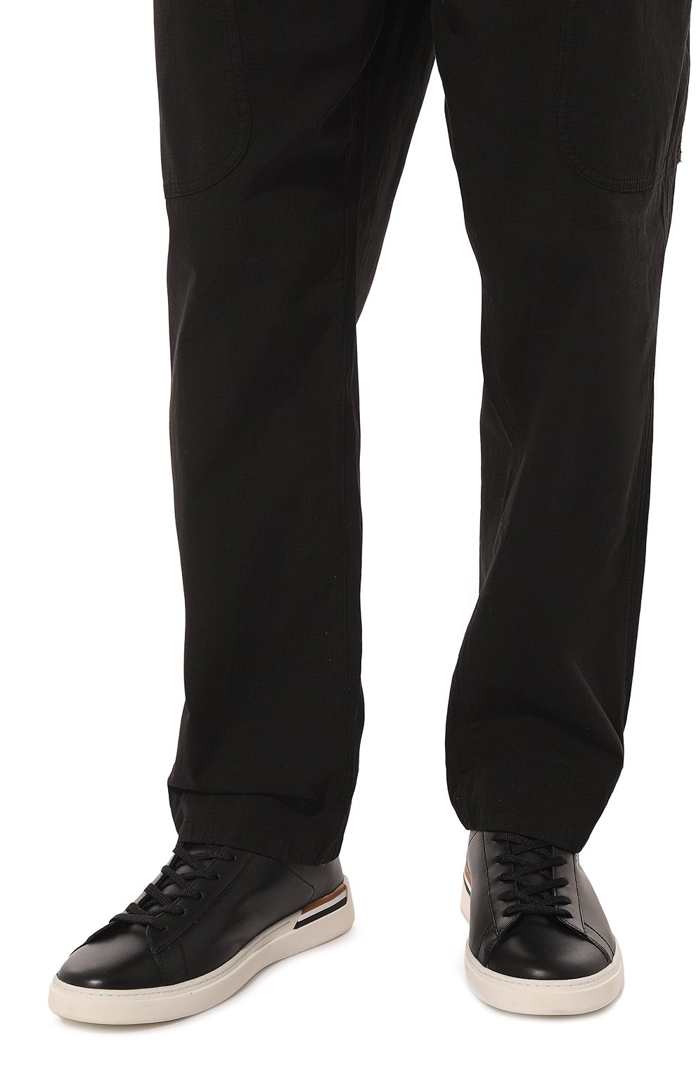 Кожаные кеды BOSS, арт. 50493227, фото 3