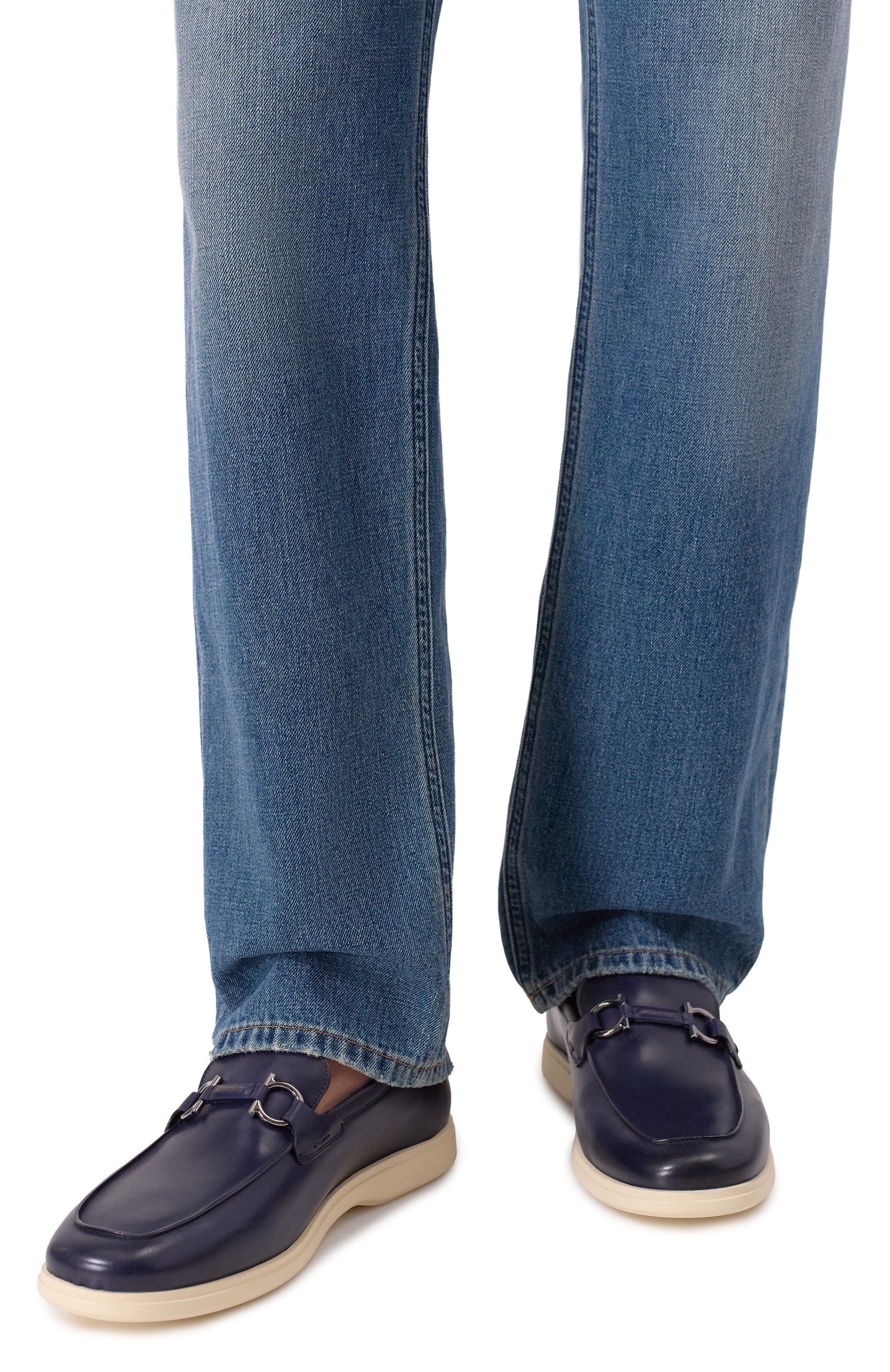 Кожаные лоферы FERRAGAMO, арт. 028298/778, фото 3