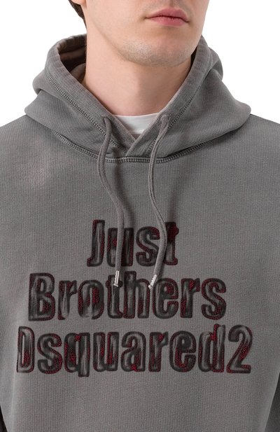 Хлопковое худи DSQUARED2, арт. S74GU0858/S25599, фото 5