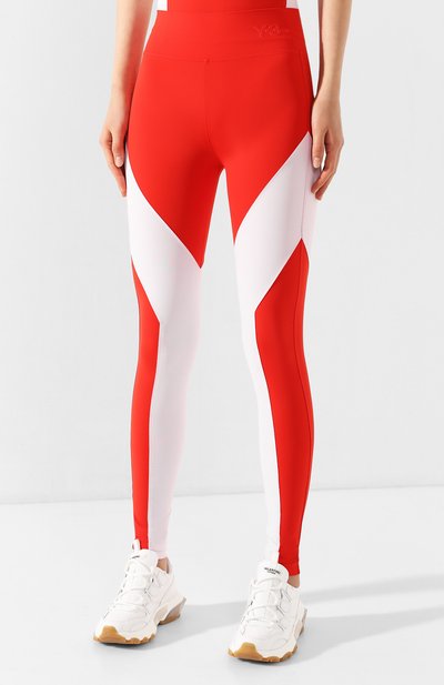 Легинсы Y-3 красного цвета по цене 13100 руб., арт. FN5743/W, фото 3 Легинсы Y-3, арт. FN5743/W, фото 3