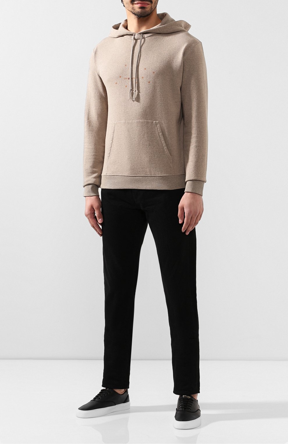 Хлопковое худи SAINT LAURENT, арт. 577092/YBJI2, фото 2